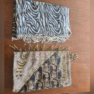 Caahmir&Pashmina&Silk Blended Scarves